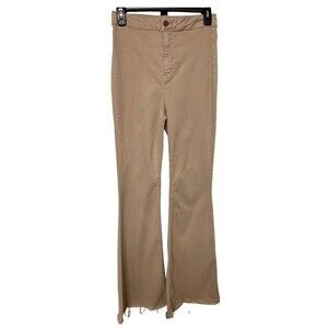 Fashion Nova Women’s Ripped Hem Wide Leg Jeans